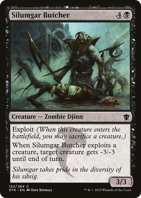 Magic: The Gathering - Silumgar Butcher Foil - Dragons of Tarkir