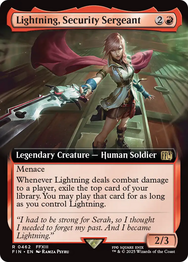 Magic: The Gathering - Lightning, Security Sergeant Foil - Final Fantasy