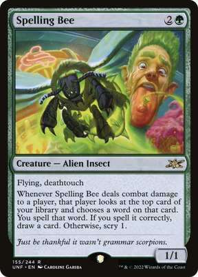 Magic: The Gathering - Spelling Bee - Unfinity
