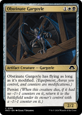 Magic: The Gathering - Obstinate Gargoyle Foil - Modern Horizons 3
