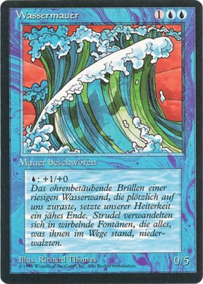 Magic: The Gathering - Wasserwand - Foreign Black Border