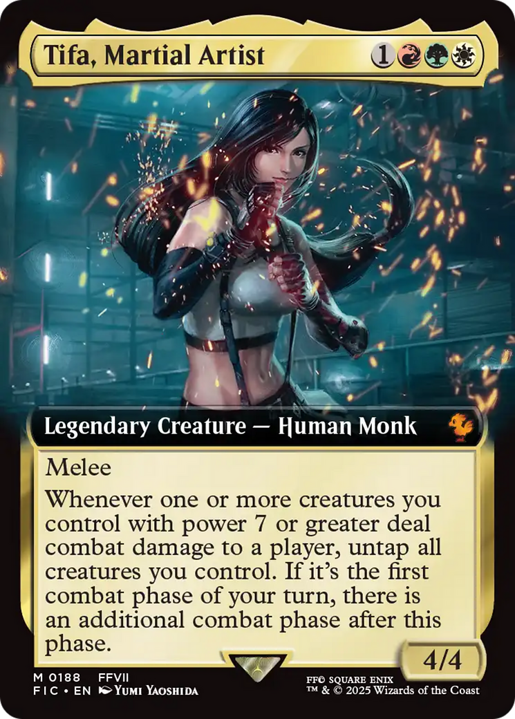 Magic: The Gathering - Tifa, Martial Artist Foil - Final Fantasy Commander