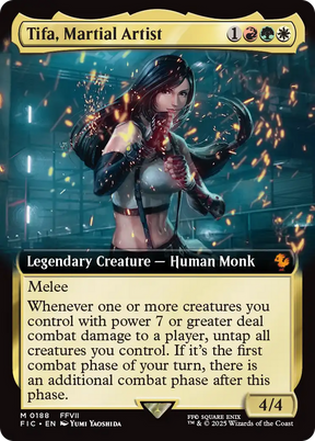 Magic: The Gathering - Tifa, Martial Artist - Final Fantasy Commander