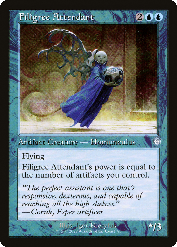 Magic: The Gathering - Filigree Attendant - The Brothers' War Commander