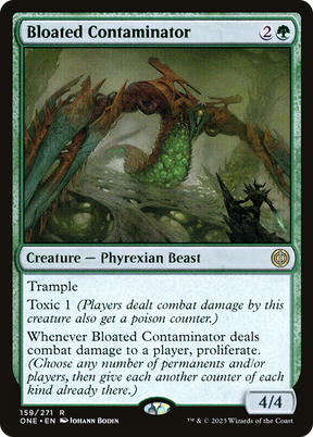 Magic: The Gathering - Bloated Contaminator Foil - Phyrexia: All Will Be One