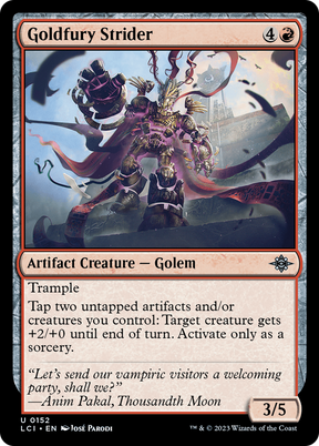 Magic: The Gathering - Goldfury Strider - The Lost Caverns of Ixalan