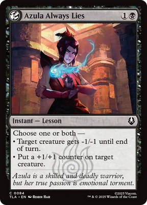 Magic: The Gathering - Azula Always Lies Foil - Avatar: The Last Airbender