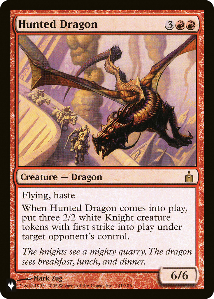 Magic: The Gathering - Hunted Dragon - The List