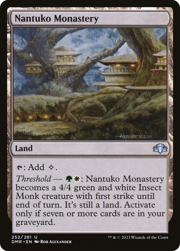 Magic: The Gathering - Nantuko Monastery - Dominaria Remastered