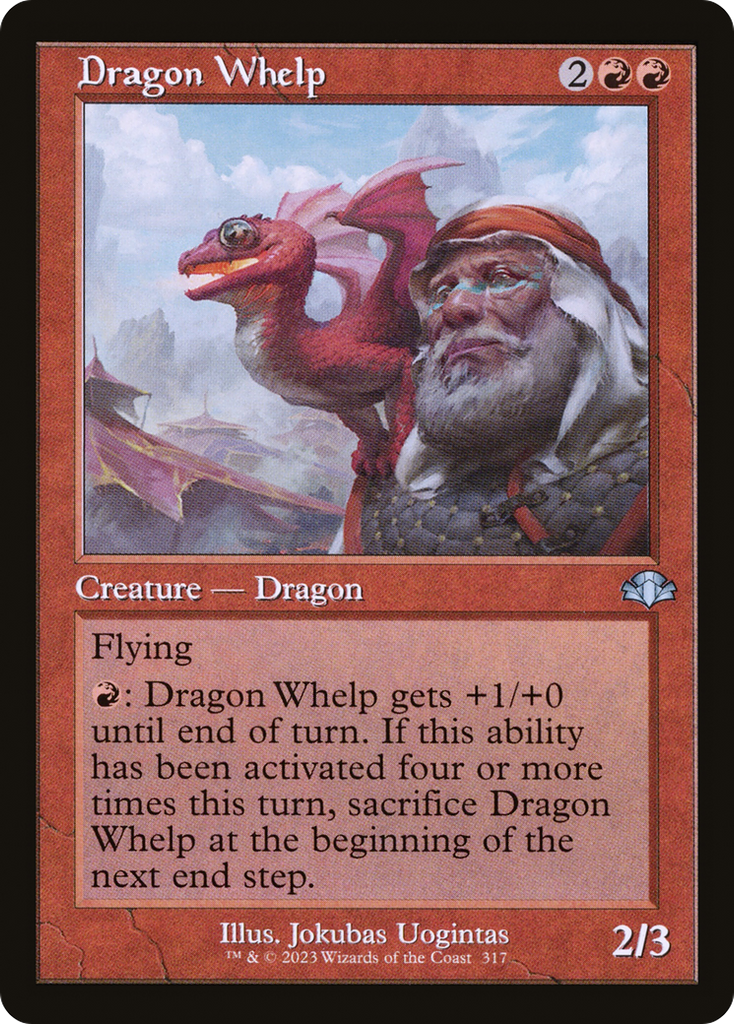 Magic: The Gathering - Dragon Whelp - Dominaria Remastered