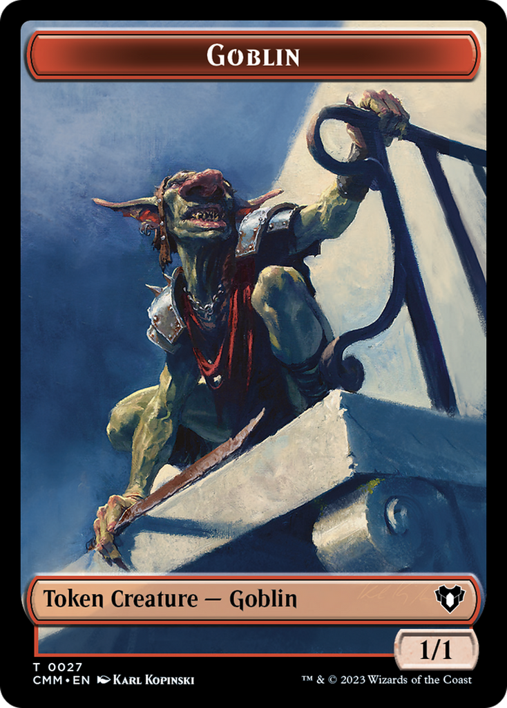 Magic: The Gathering - Goblin Token - Commander Masters Tokens