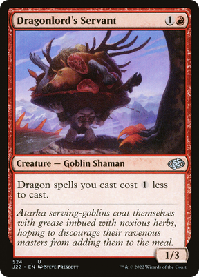 Magic: The Gathering - Dragonlord's Servant - Jumpstart 2022