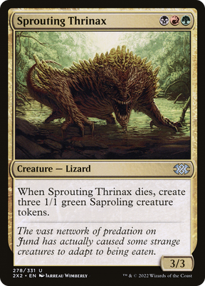 Magic: The Gathering - Sprouting Thrinax - Double Masters 2022