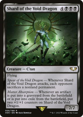 Magic: The Gathering - Shard of the Void Dragon - Warhammer 40000 Commander