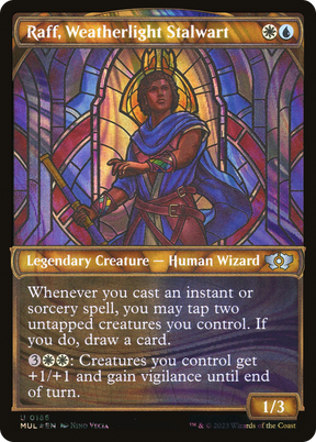 Magic: The Gathering - Raff, Weatherlight Stalwart Foil - Multiverse Legends