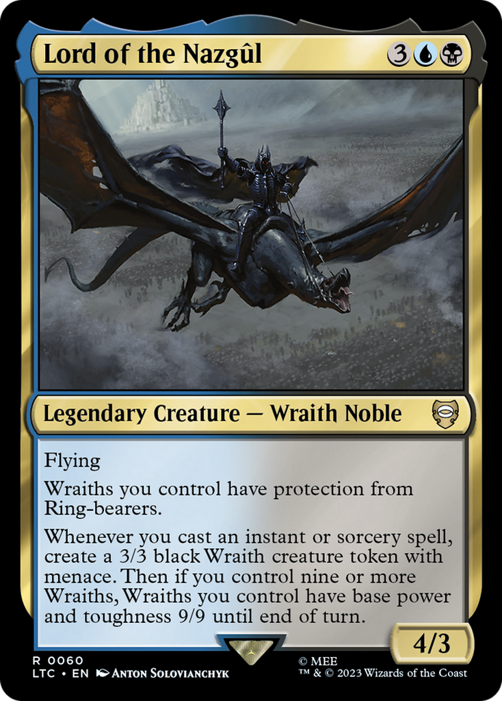 Magic: The Gathering - Lord of the Nazgûl - Tales of Middle-earth Commander