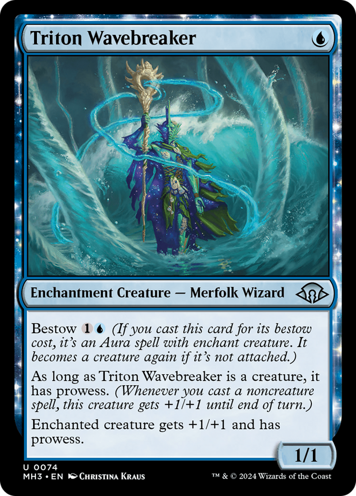 Magic: The Gathering - Triton Wavebreaker Foil - Modern Horizons 3