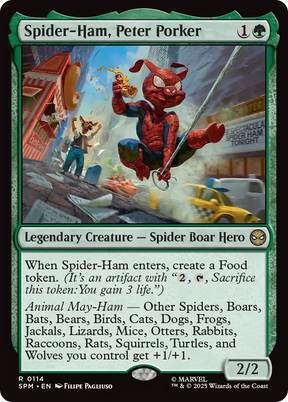 Magic: The Gathering - Spider-Ham, Peter Porker Foil - Marvel's Spider-Man