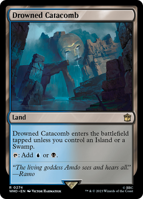 Magic: The Gathering - Drowned Catacomb - Doctor Who