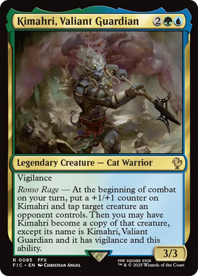 Magic: The Gathering - Kimahri, Valiant Guardian - Final Fantasy Commander