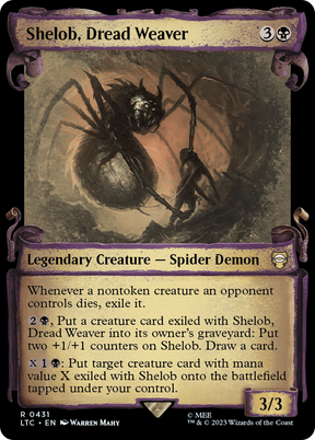 Magic: The Gathering - Shelob, Dread Weaver Foil - Tales of Middle-earth Commander