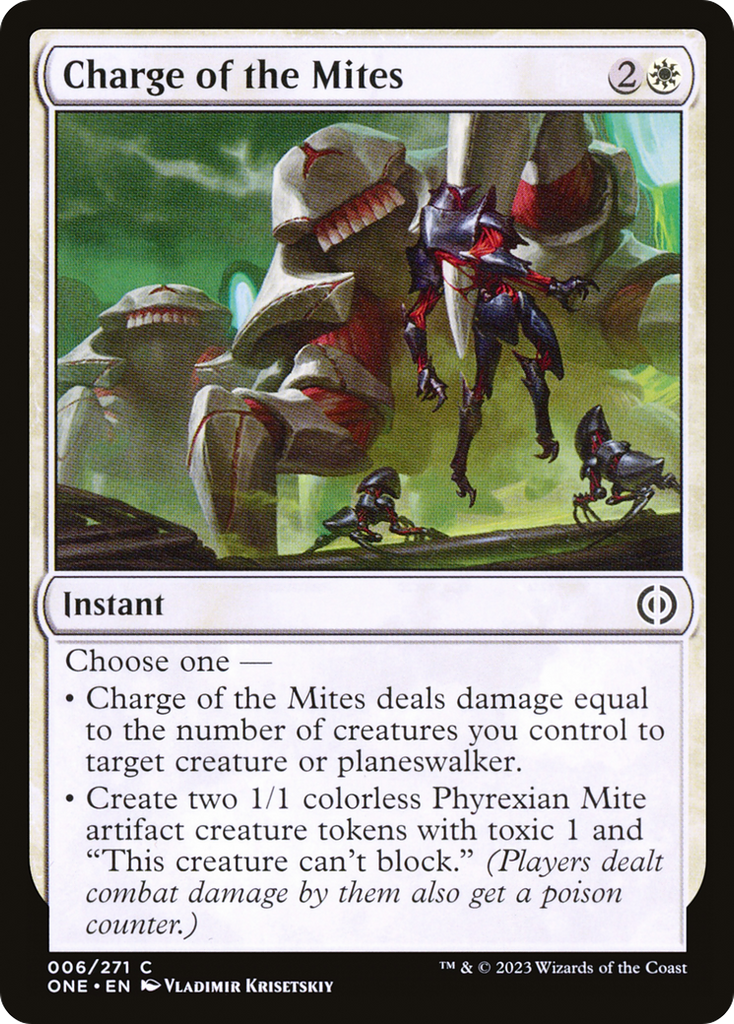 Magic: The Gathering - Charge of the Mites Foil - Phyrexia: All Will Be One