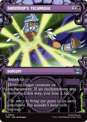 Magic: The Gathering - Shredder's Technique - Teenage Mutant Ninja Turtles
