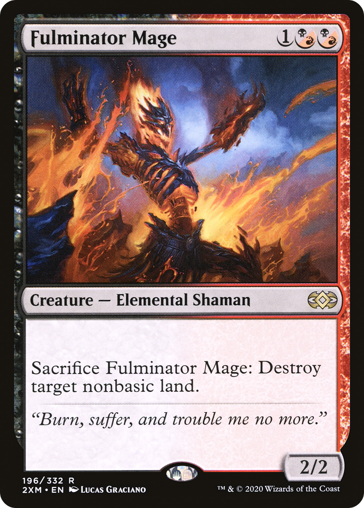 Magic: The Gathering - Fulminator Mage Foil - Double Masters