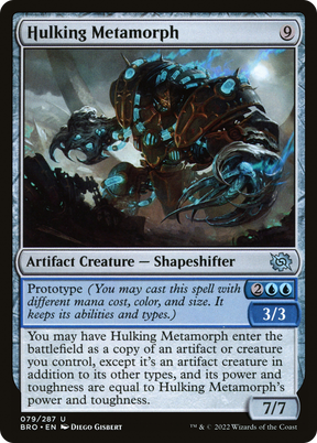 Magic: The Gathering - Hulking Metamorph Foil - The Brothers' War