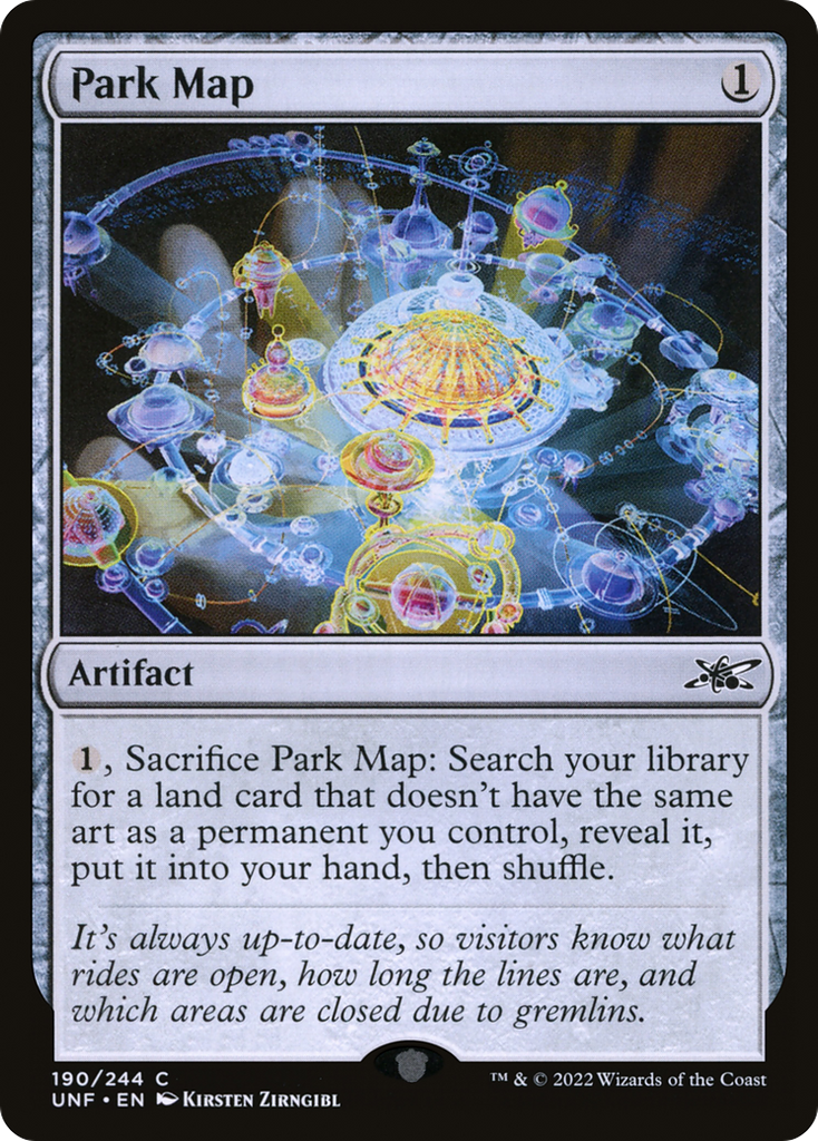 Magic: The Gathering - Park Map Foil - Unfinity