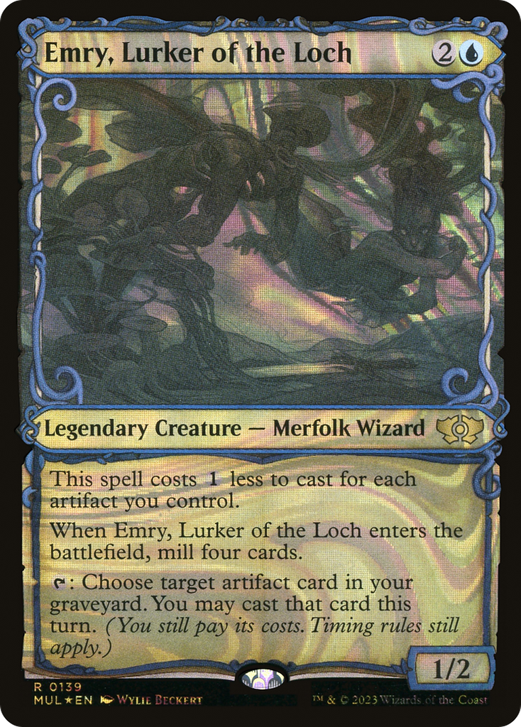 Magic: The Gathering - Emry, Lurker of the Loch Foil - Multiverse Legends