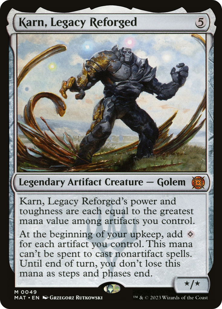 Magic: The Gathering - Karn, Legacy Reforged Foil - March of the Machine: The Aftermath