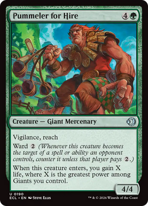 Magic: The Gathering - Pummeler for Hire Foil - Lorwyn Eclipsed