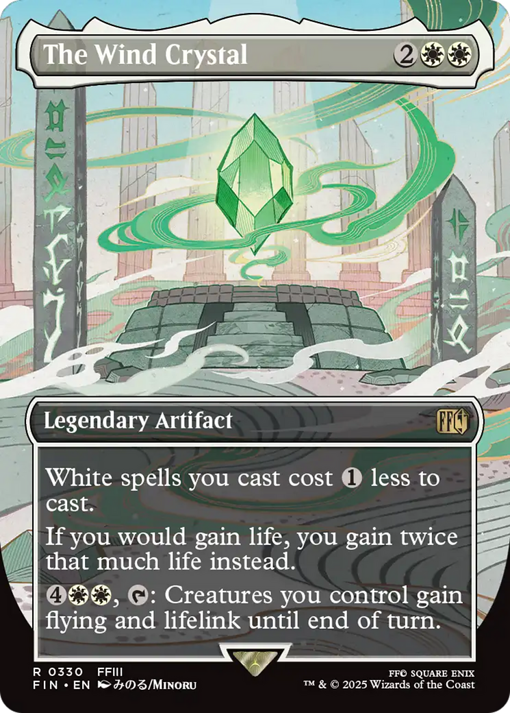 Magic: The Gathering - The Wind Crystal Foil - Final Fantasy