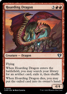 Magic: The Gathering - Hoarding Dragon Foil - Commander Masters