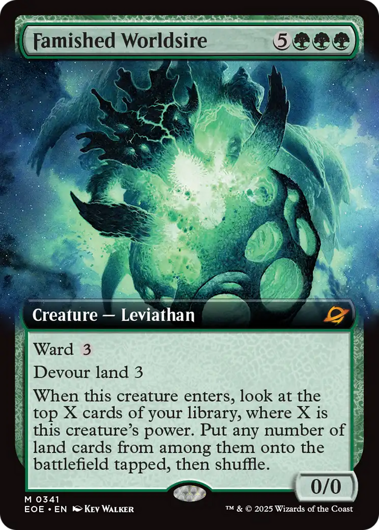 Magic: The Gathering - Famished Worldsire Foil - Edge of Eternities