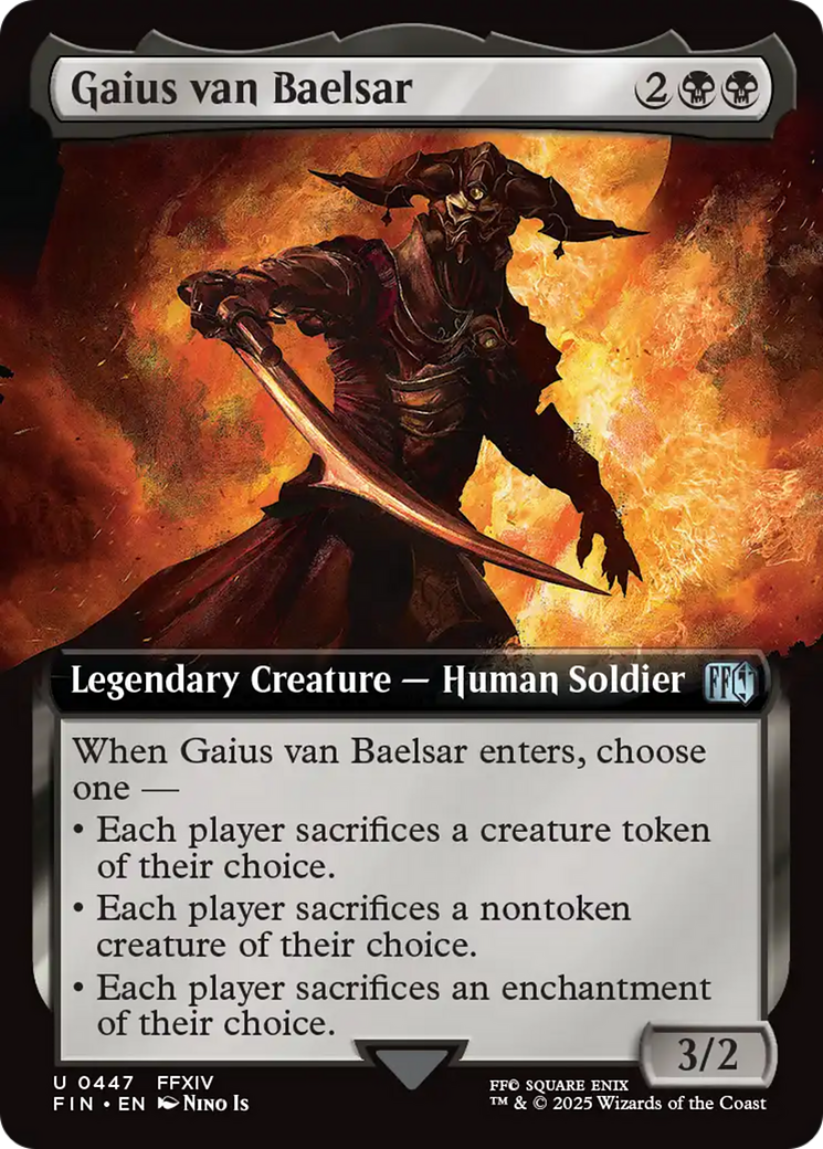 Magic: The Gathering - Gaius van Baelsar Foil - Final Fantasy