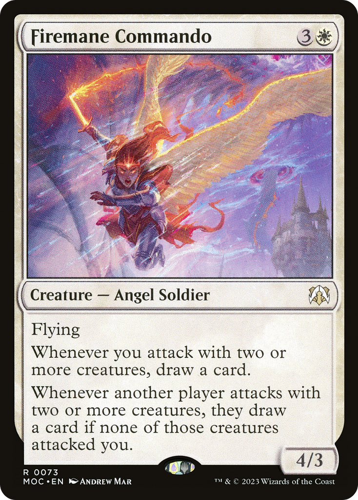 Magic: The Gathering - Firemane Commando - March of the Machine Commander