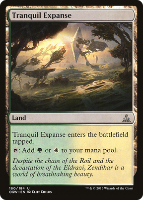 Magic: The Gathering - Tranquil Expanse Foil - Oath of the Gatewatch