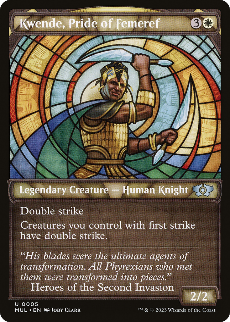 Magic: The Gathering - Kwende, Pride of Femeref Foil - Multiverse Legends