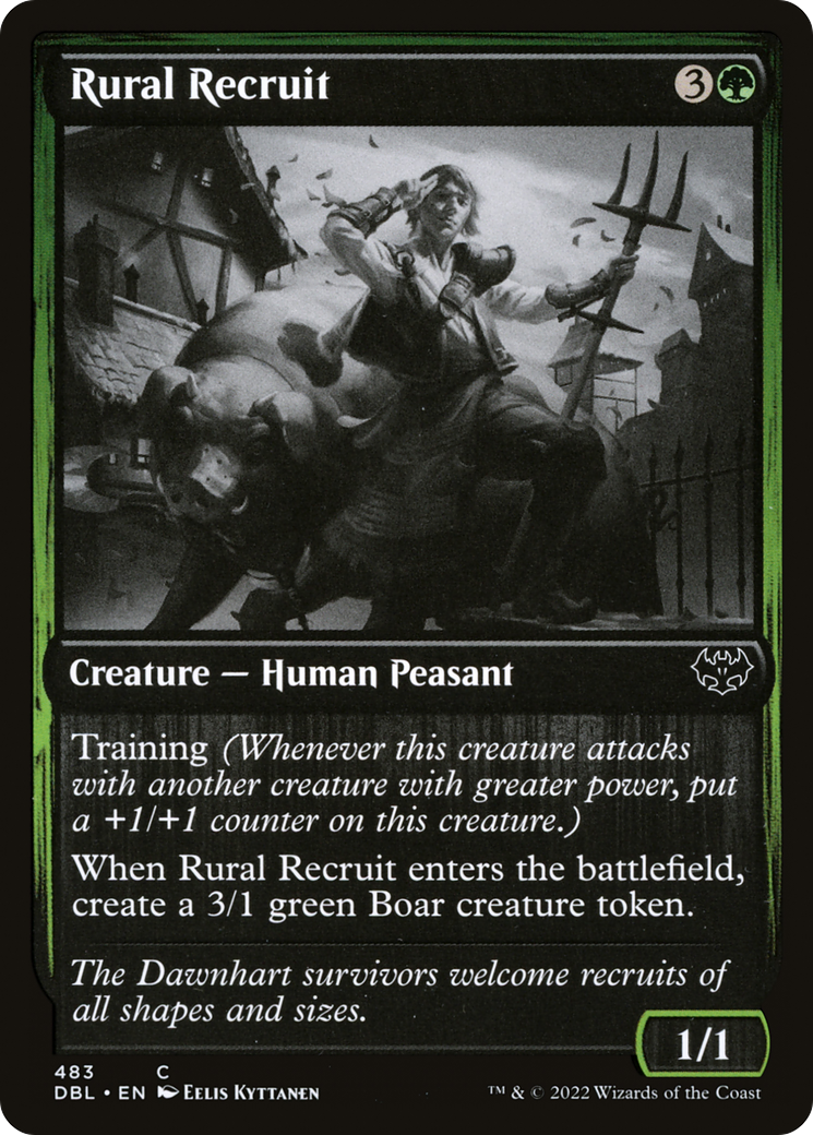 Magic: The Gathering - Rural Recruit - Innistrad: Double Feature