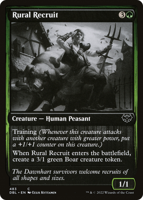 Magic: The Gathering - Rural Recruit Foil - Innistrad: Double Feature