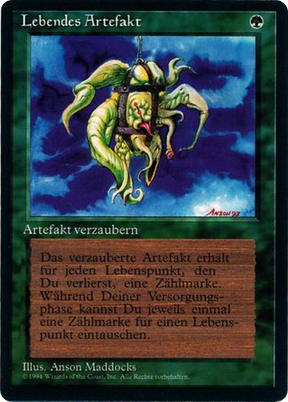 Magic: The Gathering - Lebendes Artefakt - Foreign Black Border
