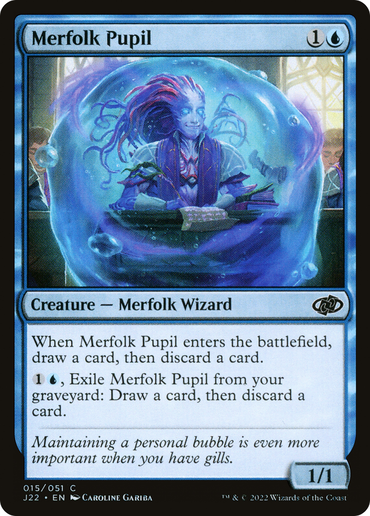 Magic: The Gathering - Merfolk Pupil - Jumpstart 2022
