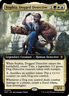 Magic: The Gathering - Sophia, Dogged Detective Foil - Murders at Karlov Manor Commander