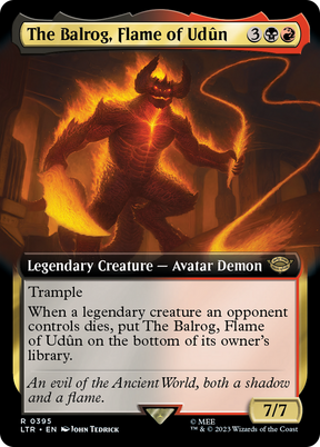 Magic: The Gathering - The Balrog, Flame of Udûn - The Lord of the Rings: Tales of Middle-earth