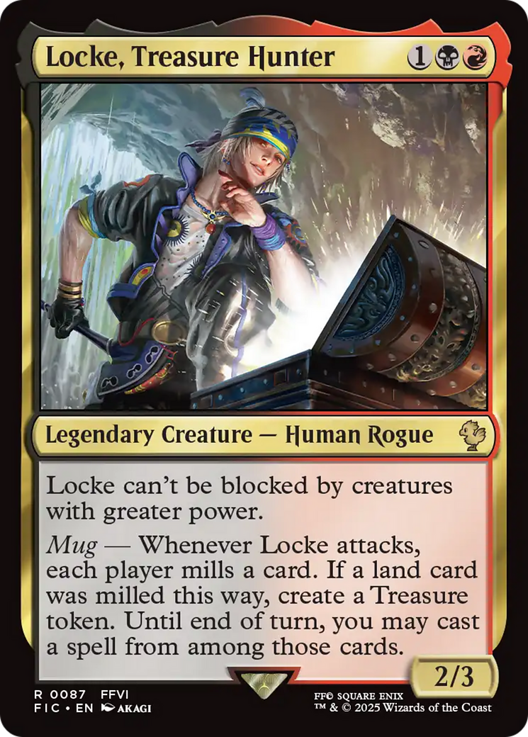 Magic: The Gathering - Locke, Treasure Hunter - Final Fantasy Commander