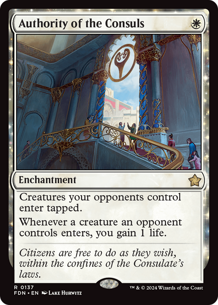 Magic: The Gathering - Authority of the Consuls Foil - Foundations