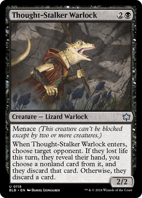Magic: The Gathering - Thought-Stalker Warlock Foil - Bloomburrow