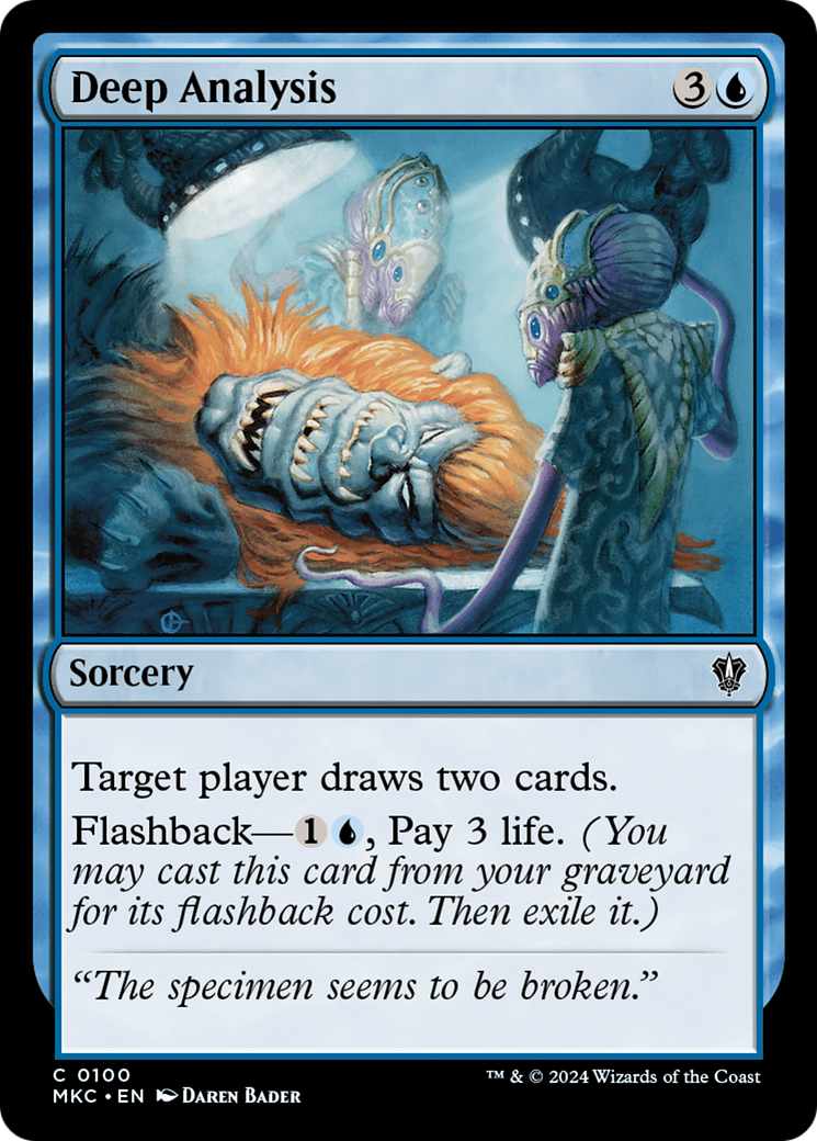 Magic: The Gathering - Deep Analysis - Murders at Karlov Manor Commander